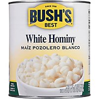BUSH'S BEST White Hominy - 108 Oz - Image 1