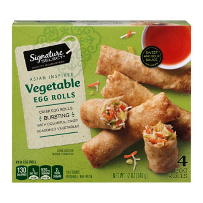 Signature SELECT Egg Rolls Vegetable 4 Count - 12 Oz - Image 3