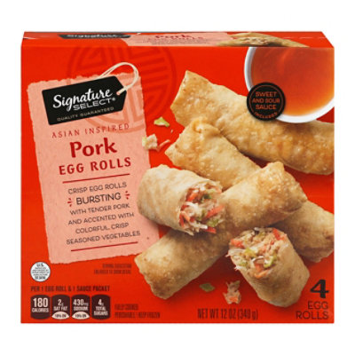 Signature SELECT Egg Rolls Pork 4 Count - 12 Oz - Image 3