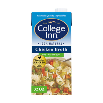 College Inn Broth Chicken Light & Fat Free - 32 Oz - Image 1