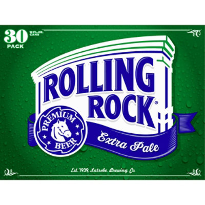 Rolling Rock Extra Pale Beer Cans - 30-12 Fl. Oz. - Image 4