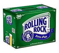 Rolling Rock Extra Pale Beer Cans - 30-12 Fl. Oz.