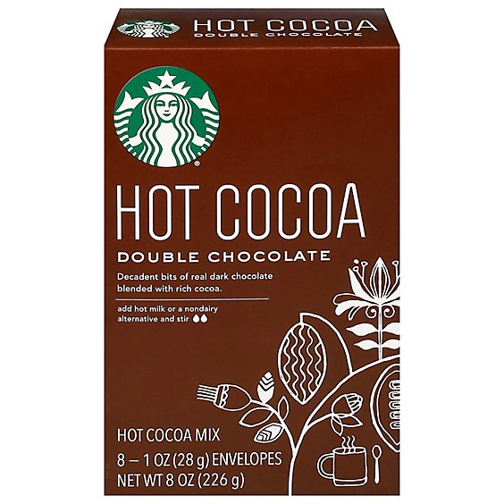 Starbucks Cocoa Mix Hot Double Chocolate - 8-1 Oz
