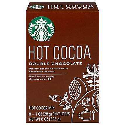 Starbucks Cocoa Mix Hot Double Chocolate - 8-1 Oz - Image 1
