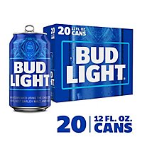 Bud Light Beer Cans - 20-12 Fl. Oz. - Image 2