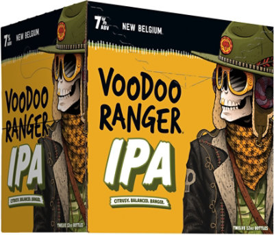 New Belgium Brewing Voodoo Ranger IPA Beer 7% ABV Bottles - 12-12 Fl. Oz. - Image 2