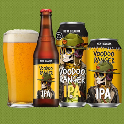 New Belgium Brewing Voodoo Ranger IPA Beer 7% ABV Bottles - 12-12 Fl. Oz. - Image 4