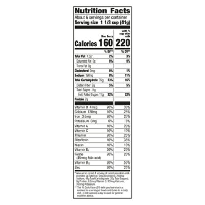 General Mills Boo Berry Frosted Cereal + Marshmallow Bits Berry Flavor - 9.6 Oz - Image 3
