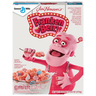 Monster Cereals Cereal Franken Berry Strawberry Flavor - 9.6 Oz