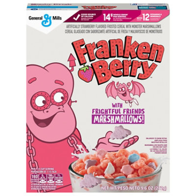 Monster Cereals Cereal Franken Berry Strawberry Flavor - 9.6 Oz - Image 3