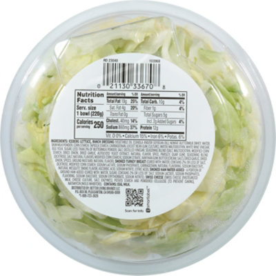 Signature Select/Farms Cafe Bowl Chef Salad - 7.75 Oz - Image 5