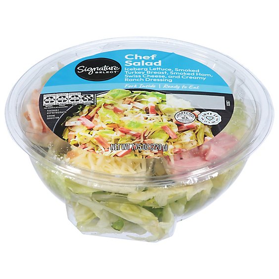 Signature Select/Farms Cafe Bowl Chef Salad - 7.75 Oz - Safeway