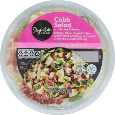 Signature SELECT/FARMS Cafe Bowl Turkey and Bacon Cobb Salad - 7.25 Oz