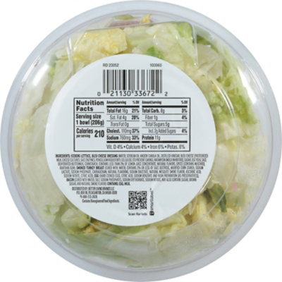 Signature Select/Farms Cafe Bowl Turkey and Bacon Cobb Salad - 7.25 Oz - Image 5