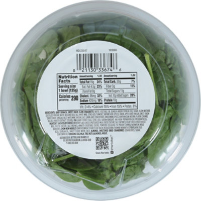 Signature Select/Farms Cafe Spinach Dijon Bowl Salad - 4.75 Oz - Image 5