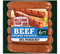 Hillshire Farm Beef Smoked Sausage Links 5 Count