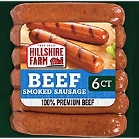 Hillshire Farm Beef Smoked Sausage Links 5 Count - Image 1