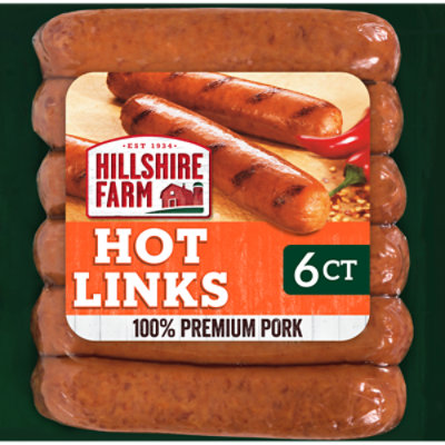  Hillshire Farm Hot Smoked Sausage Links 6 Count 