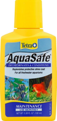 Tetra Water Conditioner AquaSafe For All Freshwater Aquariums Maintenance Bottle - 3.38 Fl. Oz. - Image 2