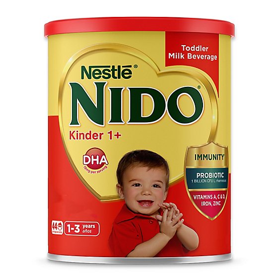Nido Toddler Kinder 1 Plus Powdered Milk Beverage - 56.3 Oz