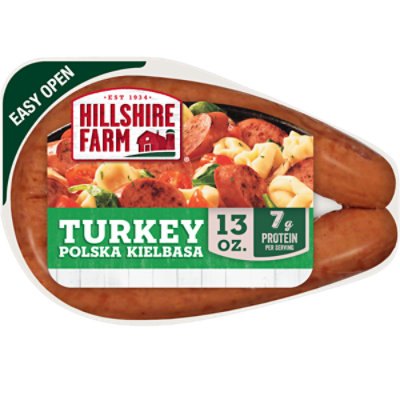 Hillshire Farm Turkey Polska Kielbasa Smoked Sausage Rope - 13 Oz