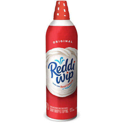 Reddi Wip Original Whipped Topping Made With Real Cream Spray Can - 13 Oz - Image 1