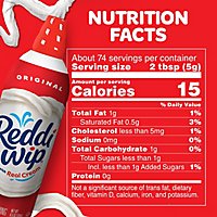 Reddi Wip Original Whipped Topping Made With Real Cream Spray Can - 13 Oz - Image 4