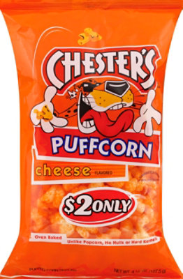 CHESTERS Puffcorn Oven Baked Cheese - 4.5 Oz - Image 2