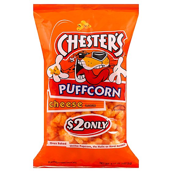 CHESTERS Puffcorn Oven Baked Cheese - 4.5 Oz