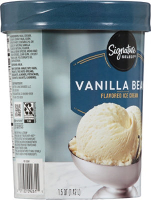 Signature SELECT Ice Cream Vanilla Bean - 1.5 Quart - Image 6