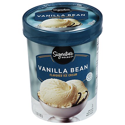 Signature SELECT Ice Cream Vanilla Bean - 1.5 Quart - Image 2