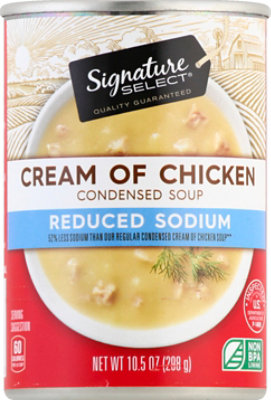 Signature SELECT Soup Condensed Cream of Chicken 50% Reduced Sodium - 10.5 Oz - Image 2