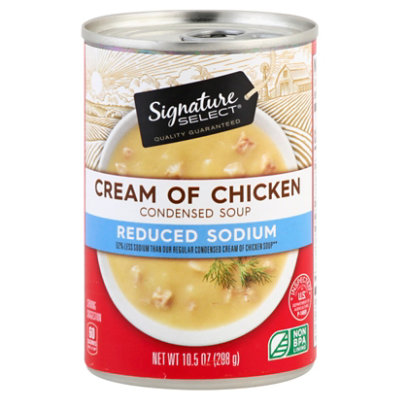 Signature SELECT Soup Condensed Cream of Chicken 50% Reduced Sodium - 10.5 Oz - Image 1