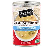 Signature SELECT Soup Condensed 50% Reduced Sodium Cream of Chicken - 10.5 Oz