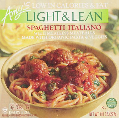 Amys Light & Lean Spaghetti Italiano - 8 Oz