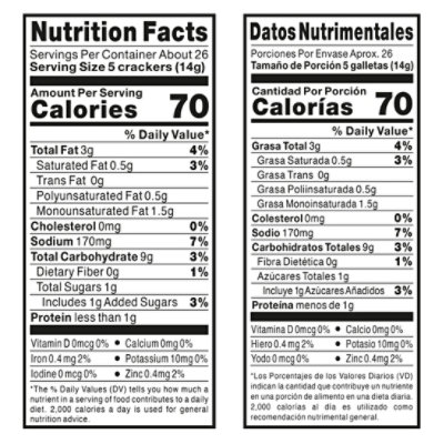 Gamesa Crackers Sabrosas Buttery - 12.6 Oz - Image 3