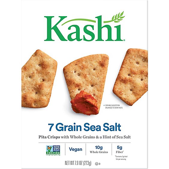 Kashi Pita Crisps 7 Grain Sea Salt - 7.9 Oz