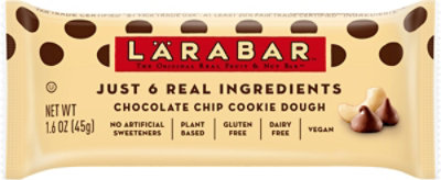 Larabar Food Bar Fruit & Nut Chocolate Chip Cookie Dough - 1.6 Oz - Image 2