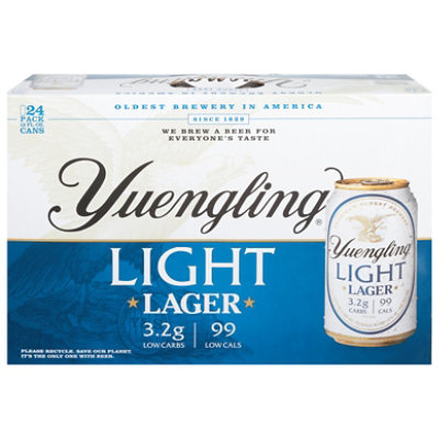 Yuengling Light Lager Beer Cans - 24-12 Fl. Oz. - Image 3