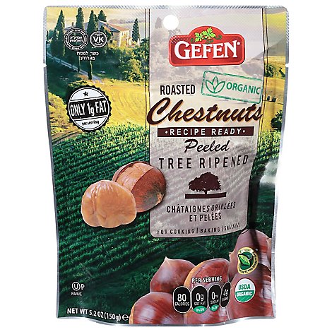 Gefen Chestnuts Whole Shelled - 5.2 Oz