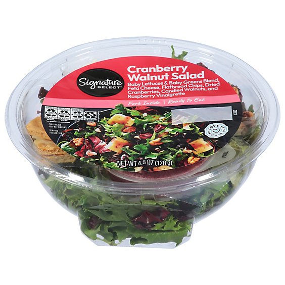 Signature Farms Cafe Cranberry Walnut Bowl Salad - 4.5 Oz