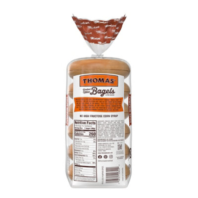 Thomas Limited Edition Pumpkin Spice Bagels - Made with Real Pumpkin - 6 pack - 20 Oz - Image 5