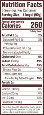 Thomas Seasonal Bagels 6 Count - 19 Oz - Image 3
