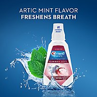 Crest 3D White Mouthwash Multi Care Whitening Glamorous White Arctic Mint - 32 Fl. Oz. - Image 3
