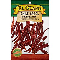 El Guapo Whole Arbol Chili Pods (Chile de Arbol Entero) - 0.5 Oz - Image 1