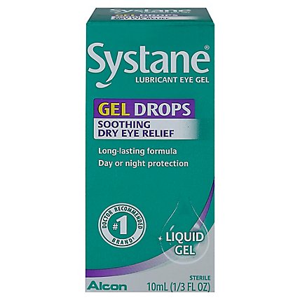 Systane Eye Gel Lubricant Anytime Protection Gel Drops - 0.33 Fl. Oz. - Image 3