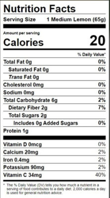 Lemons Prepacked Bag - 2 Lb - Image 4