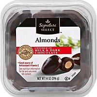Signature SELECT Almonds Milk & Dark Chocolate - 14 Oz - Image 2