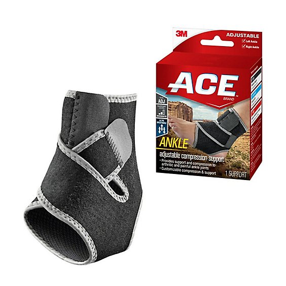 ACE Neoprene Ankle Brace One Size Fits All - Each