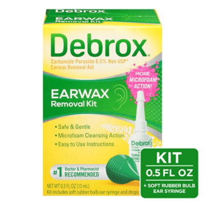  Debrox Earwax Removal Kit - .5 Fl. Oz. 